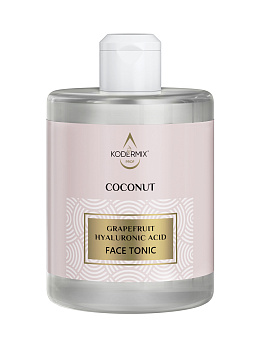 Тоник на основе кокосовой воды с экстрактом сока грейпфрута и гиалуроновой кислоты, 500 мл. Тонизирование, выравнивание pH и Увлажнение.